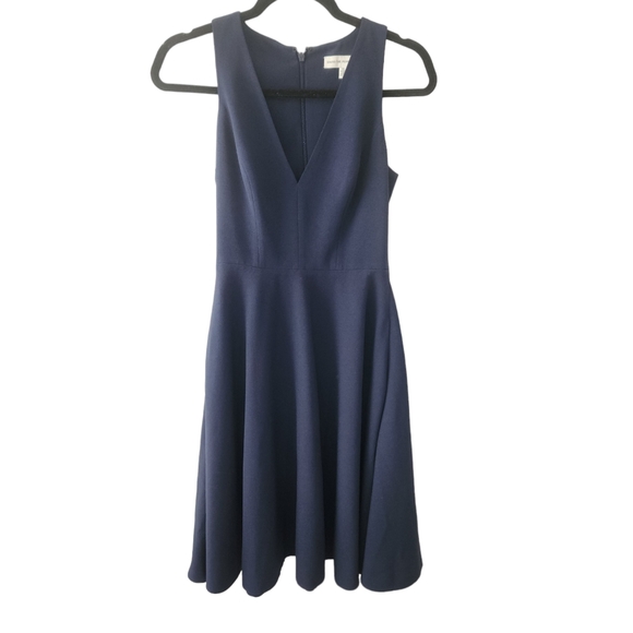 Dress the Population Catalina Midnight Blue Sleeveless Midi Dress XS - Picture 2 of 6